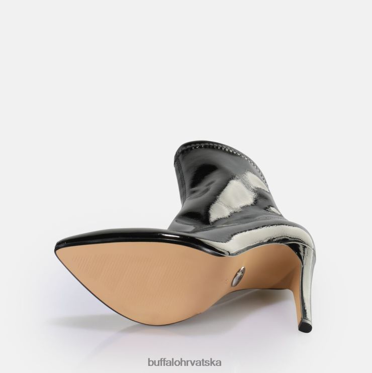 crno Buffalo marjorie sockboot čizme do sredine gležnja veganske |čizme TDD6T627